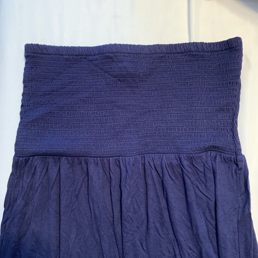 Strapless Navy blue summer dress forever 21